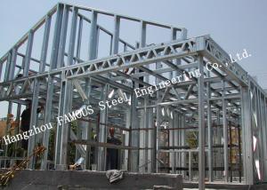 China Prefab House Light Steel Villa Metal Buildings With Welded Frame Easy Construction wholesale