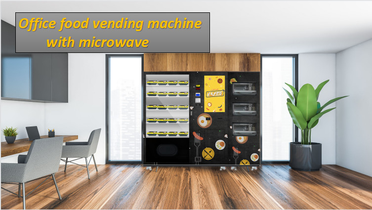 China Instant Lunch Box Smart Vending Machine With Microwave Oven Micron Smart Vending wholesale
