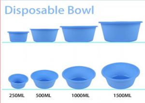 China Medical Disposable Kidney Dish , Blue Disposable Bowls Surgical Plastic Standard wholesale