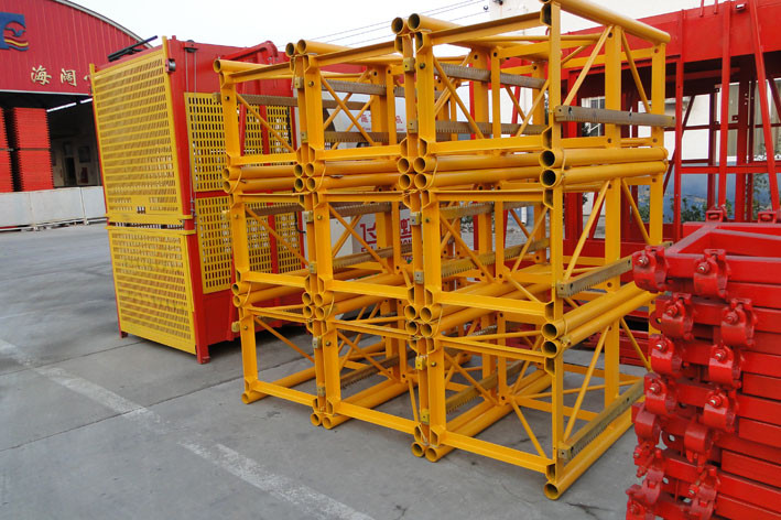 China SC100 1 Ton Twin Cage Construction Hoist Elevator and outdoor Material / Personal Hoist wholesale