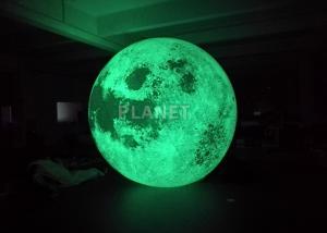 China Colorful Changing Large Inflatable Moon Ball 3m Dia Customized wholesale