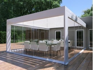 Quality Outdoor Waterproof Arbours Aluminum Pergola Powder Coated for sale
