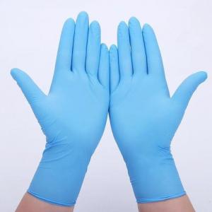 China Blue Nitrile Examination Gloves , CE ISO FDA Certification Sterile Surgical Gloves wholesale