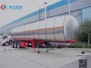 3 Axle 46cbm Aluminum Alloy Fuel Tanker Semi Trailer