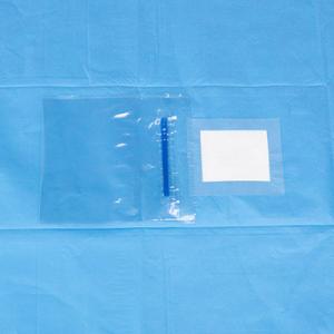 China Class II Nonwoven SMS Eye Surgery Drape With Collection Pouch wholesale