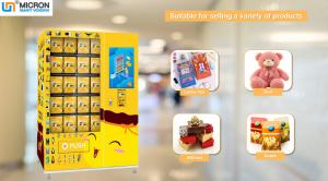 China lucky box and gift automatic vending machine with asvertisement managementn in the mall wholesale
