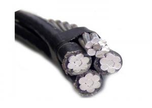China 2x16 Mm2  Aluminium Conductor Cable With Smooth Circular Surface Weather Resistant wholesale