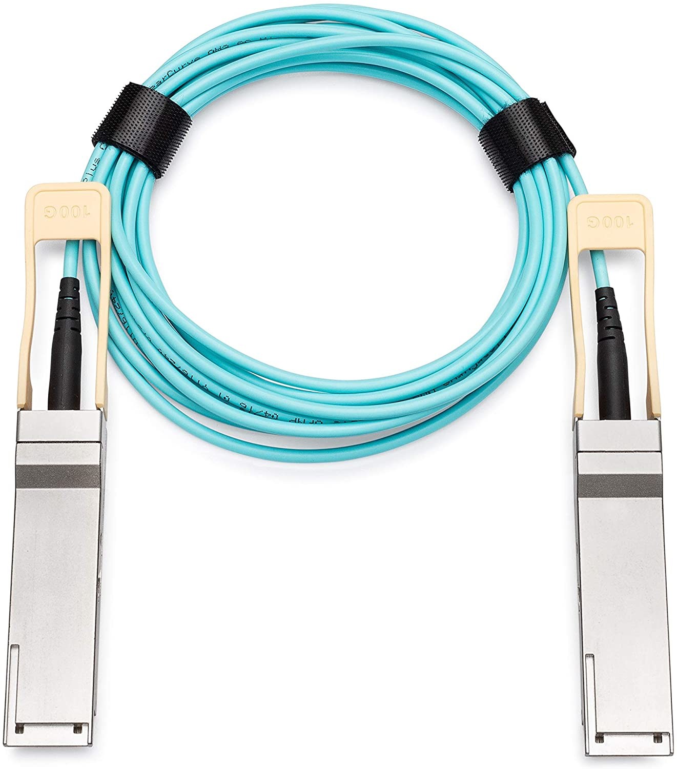 Buy cheap 100G QSFP28 AOC Active Optical Cable OM3 OM4 Fiber Upto 100M, Cisco Compatible from wholesalers