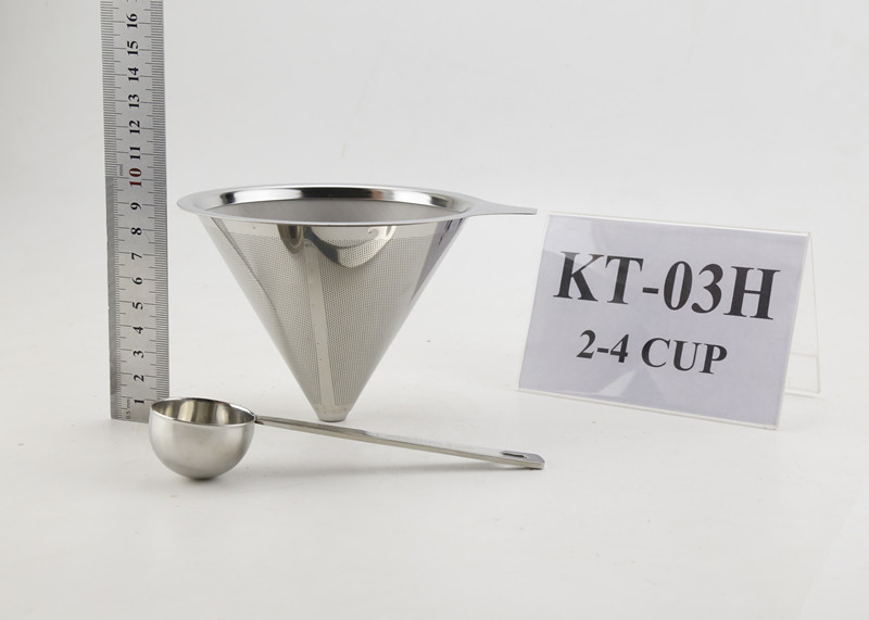 China FDA Certificate Paperless Coffee Dripper Stainless Steel Vietnamese Coffee Filter wholesale
