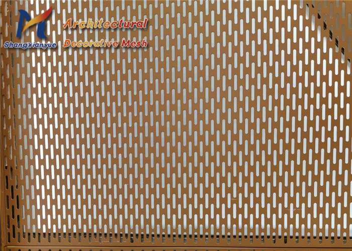 China Facade Decorative Perforated Metal Sheets 2440mm 1220mm Small Hole Mesh wholesale