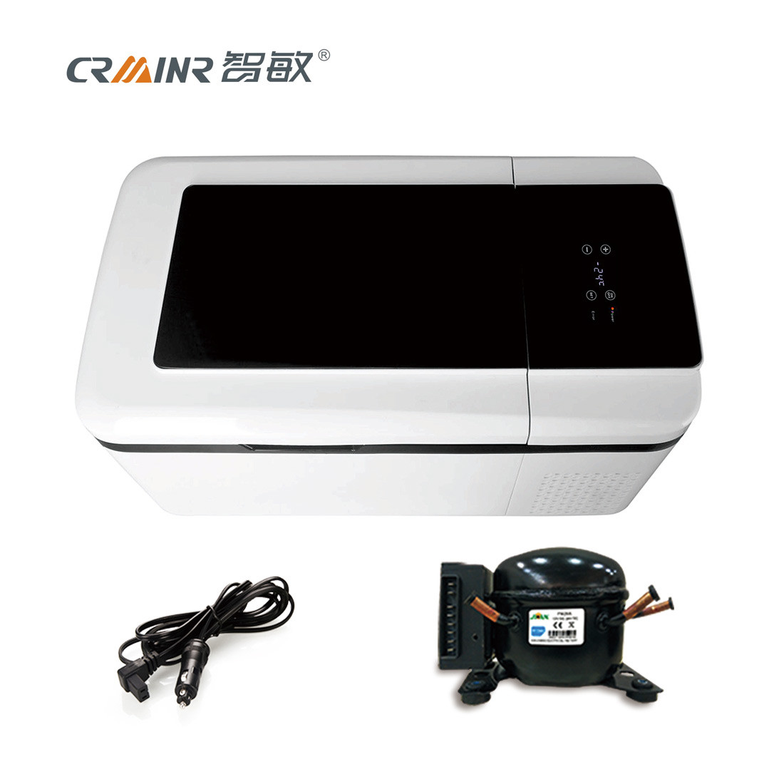 China Compressor Cooling Mini Car Refrigerator Freezer 18L With LCD Touch Screen wholesale