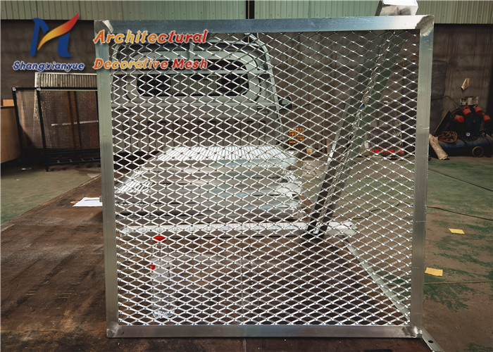 China Stretch Aluminum Expanded Metal Mesh Architectural 1.5mm 1m wholesale