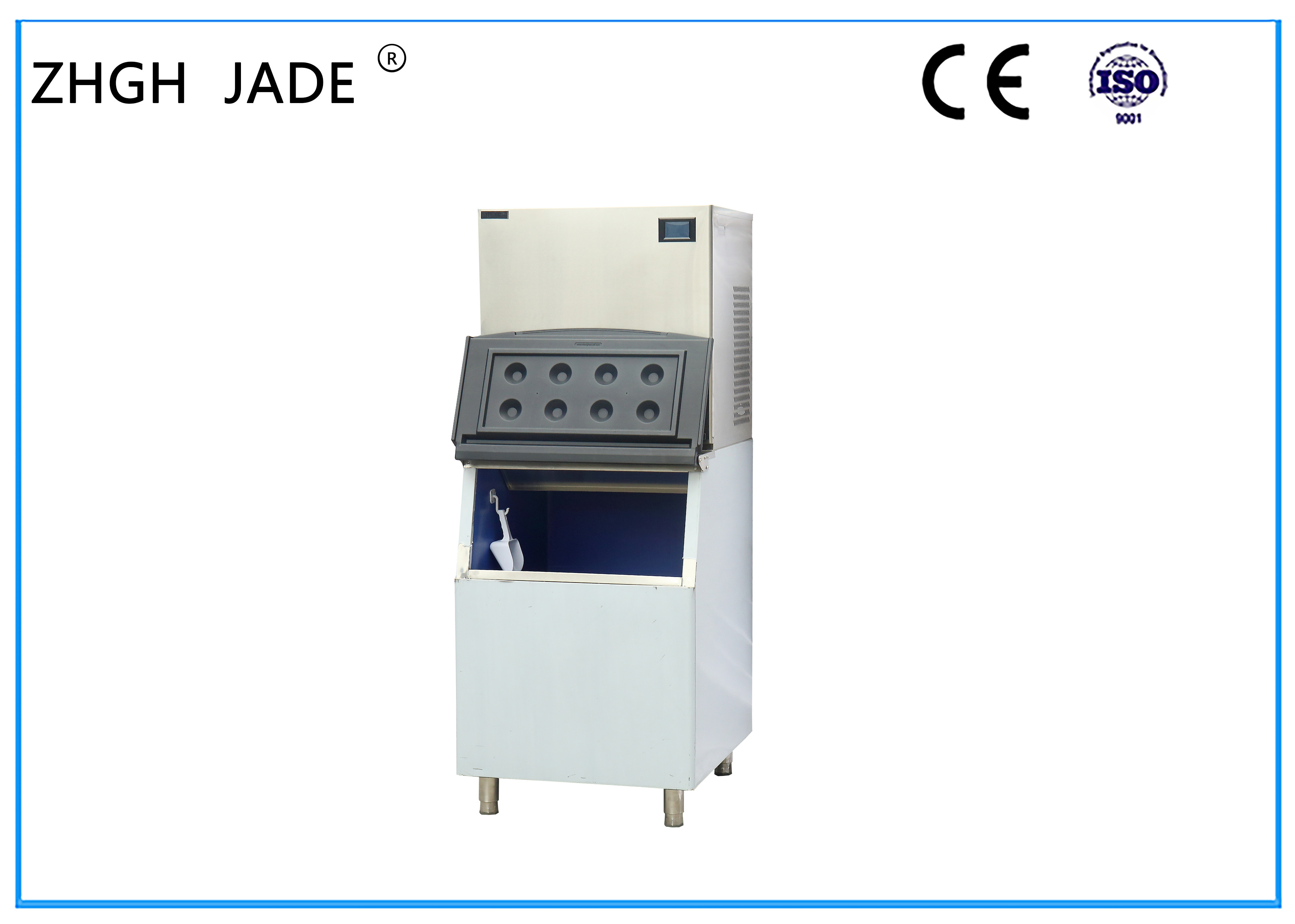 China Square Crescent Ice Machine 280Kgs Daily Output Adjustable Ice Thickness wholesale