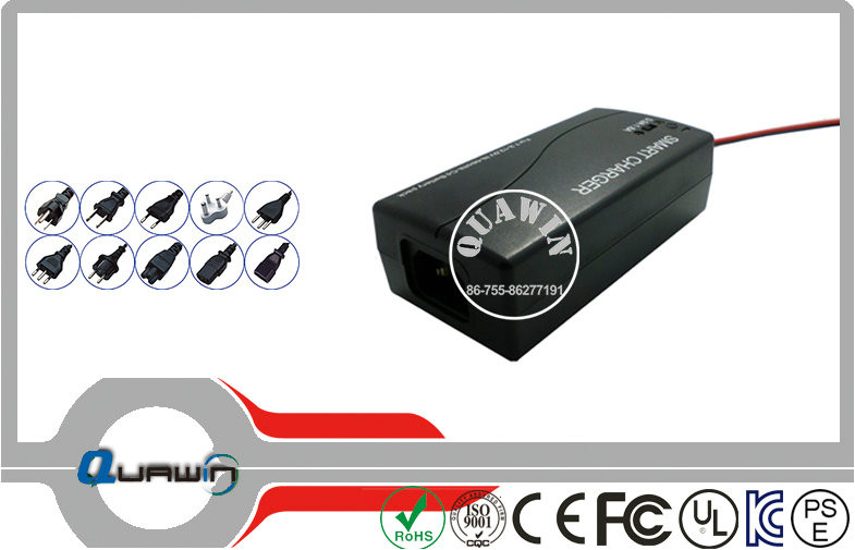 China CC - CV - Float Charge Lead Acid Battery Chargers , OEM DC Jack Lead Acid Cell Charger wholesale