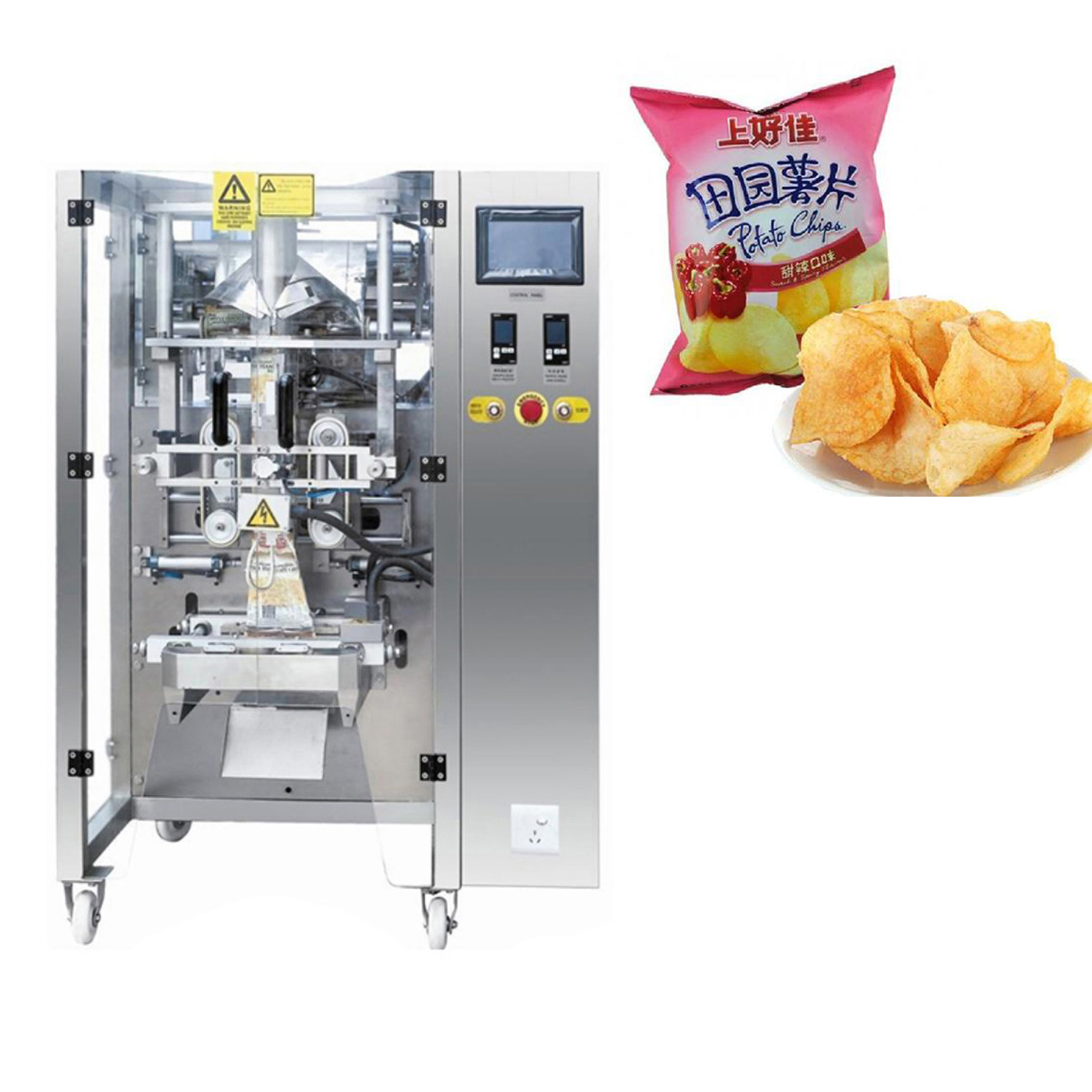 China Vertical 50bags/Min Puffed Food Packing Machine High Precision wholesale