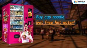 China Large capacity instant noodle vending machine hot water dispenser wholesale