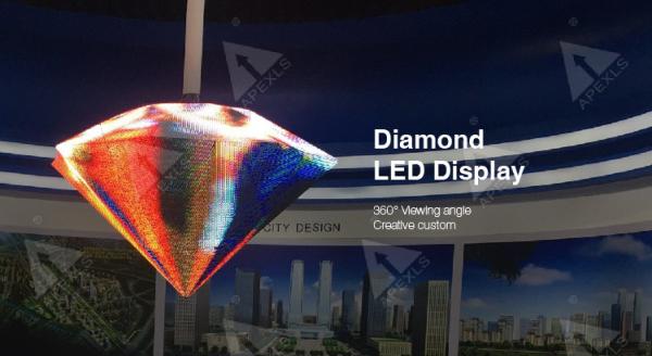 Diamond P6mm Creative LED Display Screen APEXLS P6 Indoor Led Screen