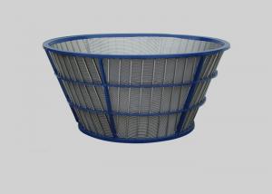 China Stainless Steel Johnson Wire Screen For Coal Coarse Centrifuge Basket wholesale