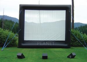 China Safety Inflatable Movie Screen Rental  / Inflatable TV Screen Reinforced Oxford Cloth wholesale
