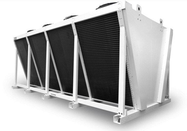China Louvered 9.52mm Tube Air Condenser Cooler for Chemical wholesale