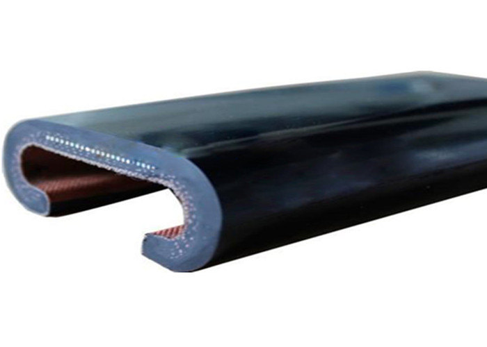 China Nylon Escalator Handrail Material Fabric Good Adhesion Brown Color wholesale