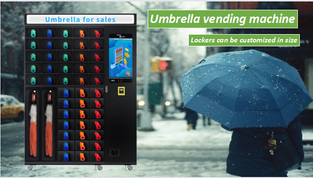 China 32 Inch Umbrella Smart Vending Machine Online Inventory Checking At Subway Stations Bus Stops wholesale