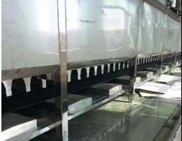 China Aluminum Alloy Plate Fast Freezer Machine 4.8L×2 Filling Capacity wholesale