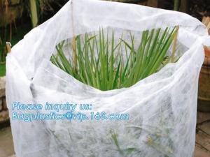 China Non-Woven Vegetation Antifreeze Plant Drawstring Shrub Cold Jacket Garden Protection Bag Winter Tree Protective Cover wholesale