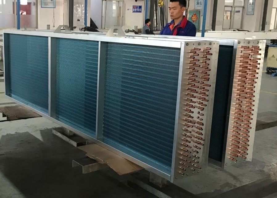 China Copper Fin Type Refrigerator Heat Exchanger , Air Conditioner Heat Exchanger wholesale