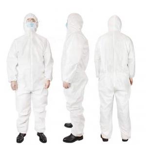 China Epidemic Prevention Use Disposable Protective Suit , Non Woven Isolation Gown wholesale