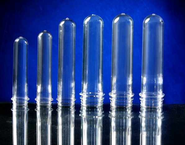 China Eco friendly polyethylene / PET bottle preforms for oil bottles Neck 32mm wholesale