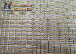 China 0.3mm 1.0mm Glass Wire Mesh Architectural Decorative SS316 wholesale