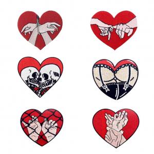 China Love And Sex Pinky Swear cute iron on patches Personalized Color wholesale