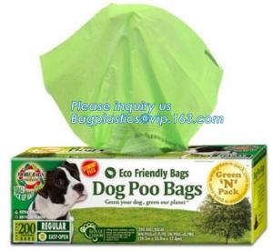 China Corn Starch Eco Friendly PE Custom Logo Printed Dog Poop Bag Clean Up Bags, Eco Biodegradable Dog Poop Bag For Pet wholesale