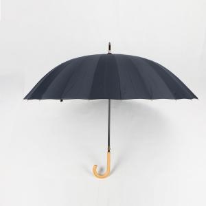 China Black Compact Windproof Umbrella , Lady Fashion Extra Large Rain Umbrella wholesale