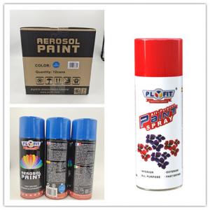 China 1.5g/S Ejection Aerosol Spray Paint 450ml Tinplate Fast Dry TUV For Steel wholesale