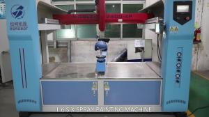 China Air Spray 3KW Automatic Spray Paint Machine 5 Axis For Plastic Product wholesale