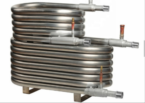 China 10m3/h Coaxial Heat Exchanger For Food / Beverage Factory wholesale