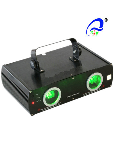 Quality Double Lens Club Laser Stage Light 30 Watt DMX Green Laser Light Two Heads for sale
