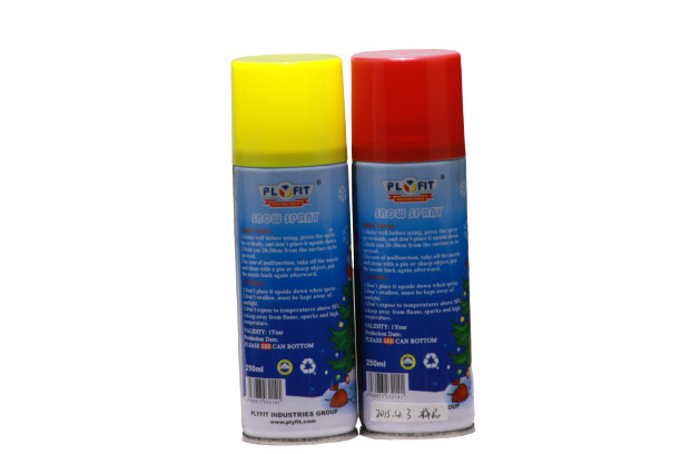 China 250ml Snow Aerosol Spray Nonflammable Snow Spray Paint For Party Weeding Celebration wholesale