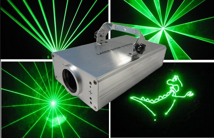 Quality 50mW - 80mW Green DJ animation Disco Laser Light of DMX512 / Music activate for sale