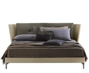 China Ekar Bedroom Furniture Italian Fabric Modern King Size Bed wholesale