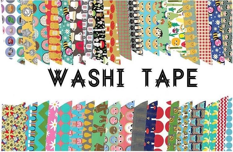 China Washi Paper/Rice Paper/Masking Paper Waterproof Paper 50gsm Masking Adhesive Tape Sticky Adhesive Sticker Decorative wholesale