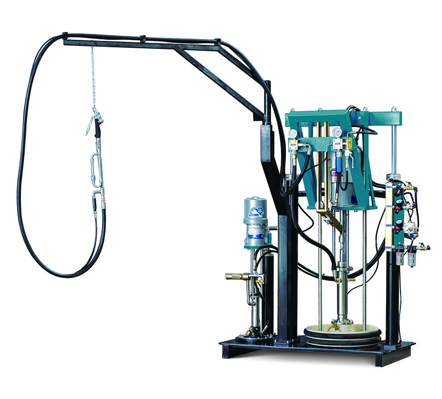 China Manual Two Pumps Two Component Sealant Sealing Spreading Machine wholesale
