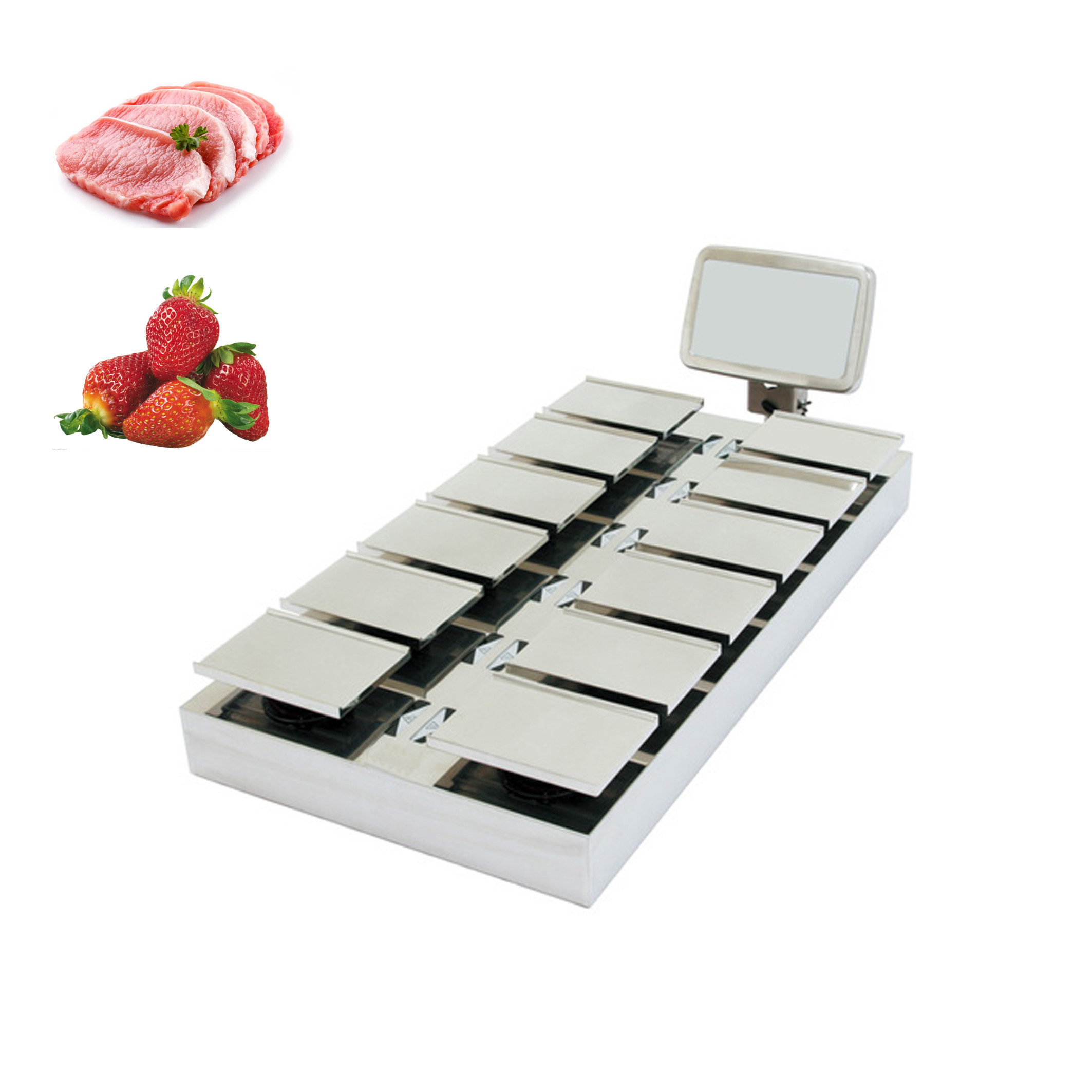 China Manual Desk Top 500g 1Kg Weigher Machine For Fruit Vegetable Meat Fish wholesale