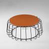 Buy cheap Living Room Modern Fashion Design Stainless Steel Frame Round Coffee Table from wholesalers