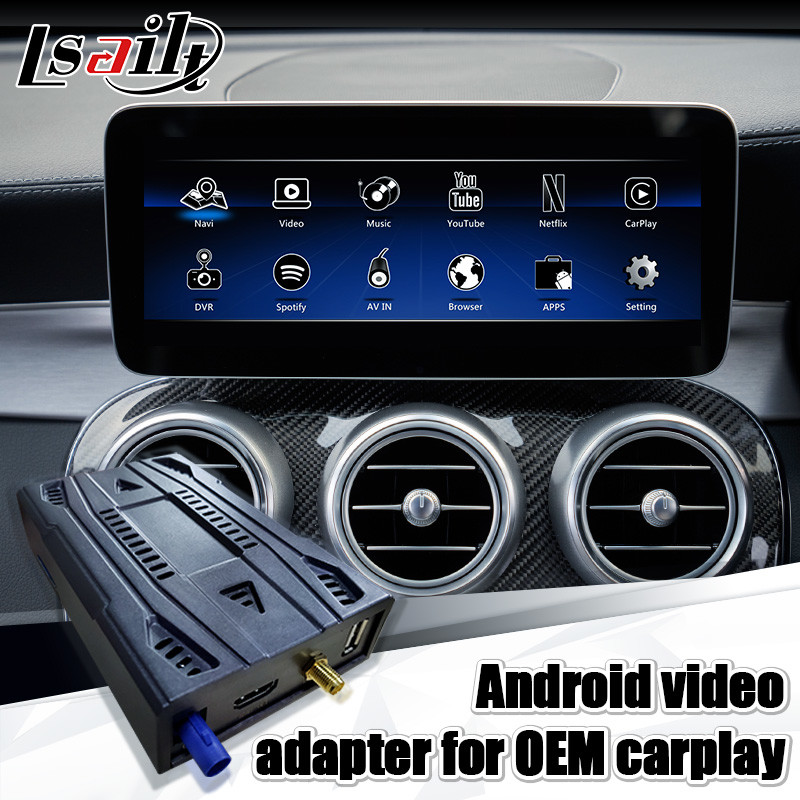 China Cortex Carplay 64GB Android Interface Box RK3399 HDMI For Mercedes Benz wholesale