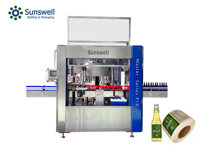 China Rotary Spring Water Carbonated Drink Bottles Sticker Labeling Machine High Speed wholesale
