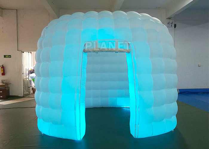 China Portable 1 Door White Inflatable Photo Booth / Trade Show Booth For Event wholesale
