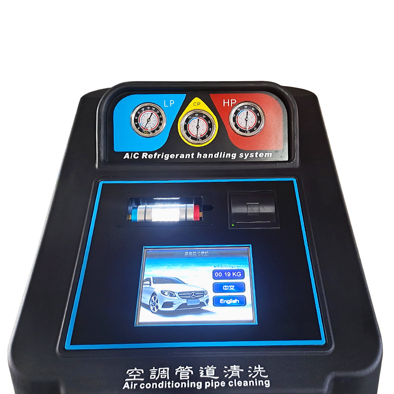 Database Service Car Refrigerant Recovery Machine Cleaning Function 15kg Cylinder Capacity
